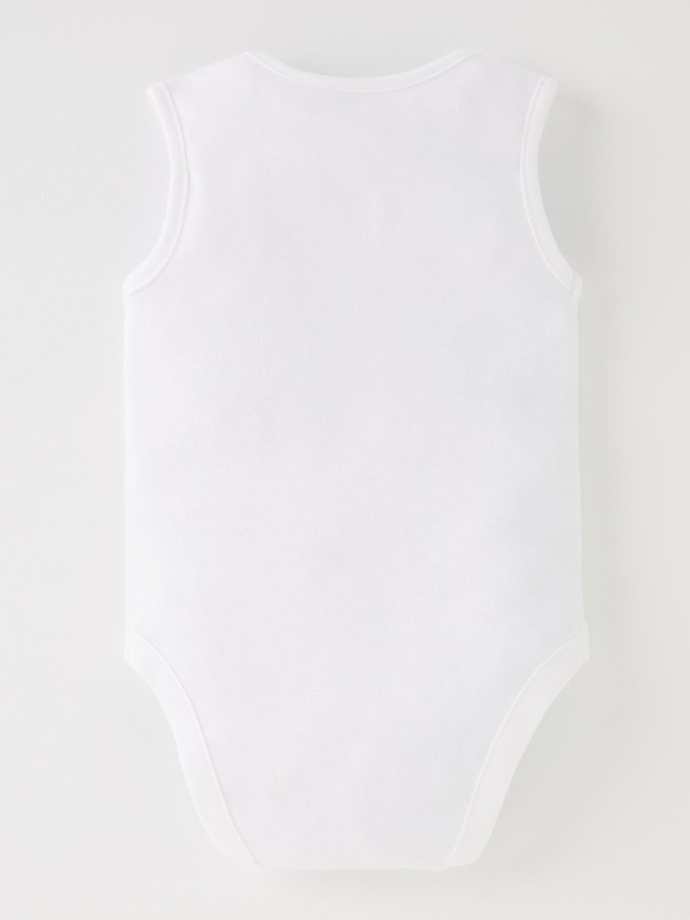 Image 3 of 4 of The Very Collection Unisex Baby 5 Pack Vest Bodysuits
