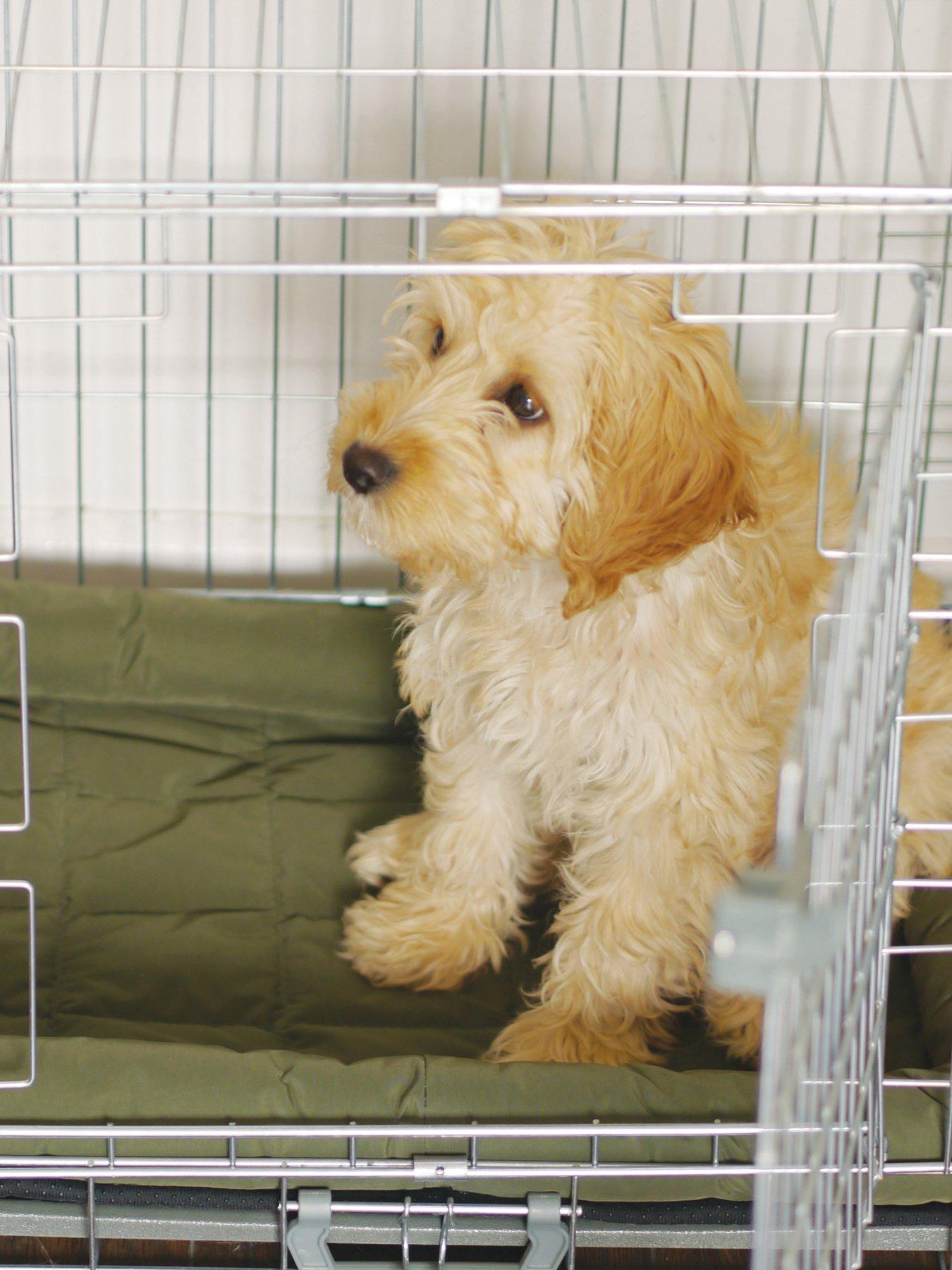  image of rosewood-2-door-dog-and-puppy-home-large-91-x-62-x-69cm