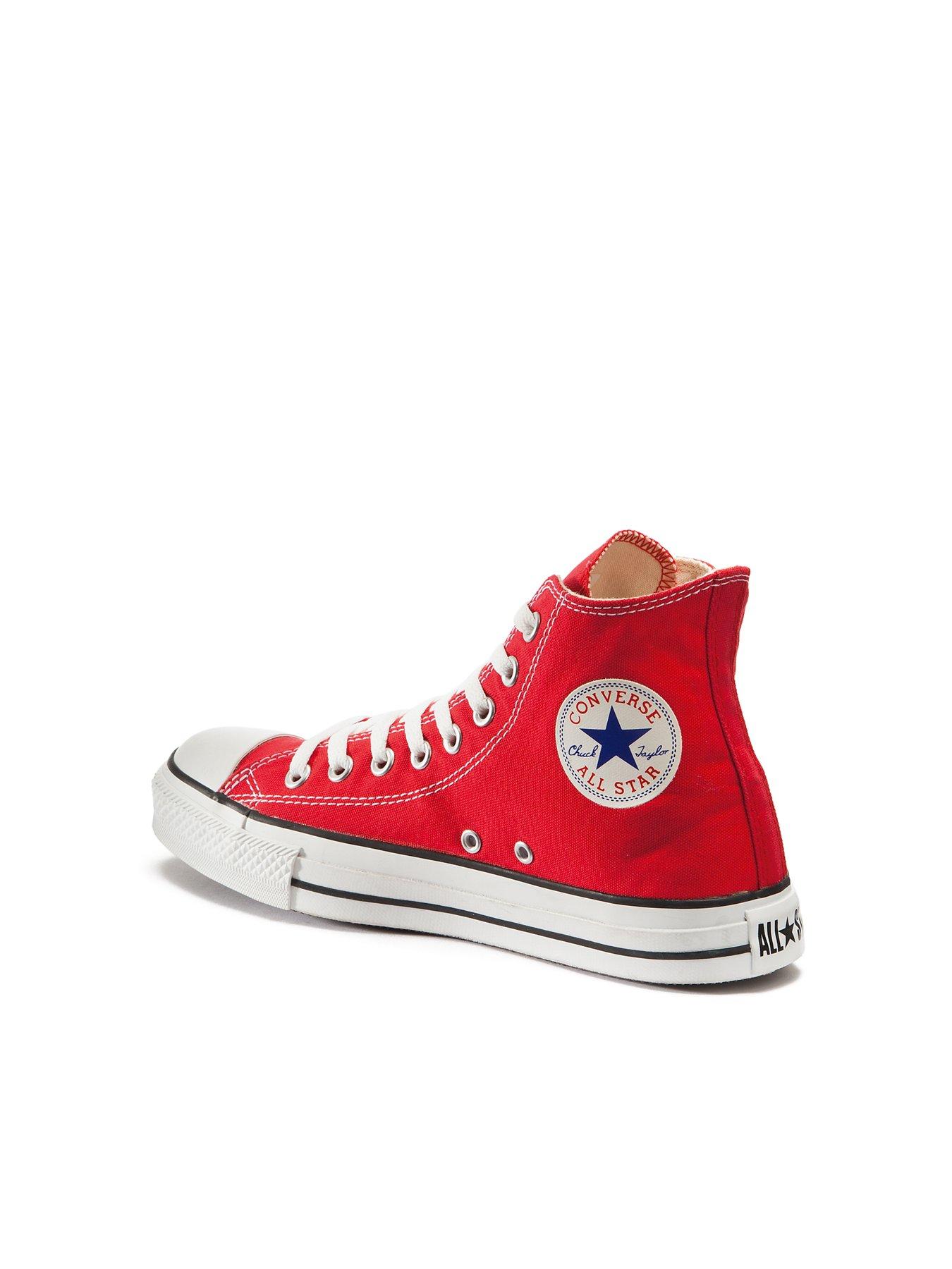 Converse Chuck Taylor All Star Hi Tops Red littlewoods