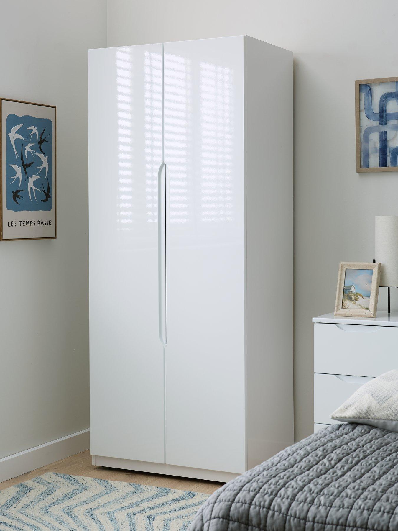one-call-monaco-ready-assembled-highnbspglossnbsp2-door-wardrobenbsp--express-delivery-available
