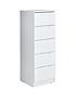  image of monaconbspready-assembled-high-gloss-5-drawer-tallboy