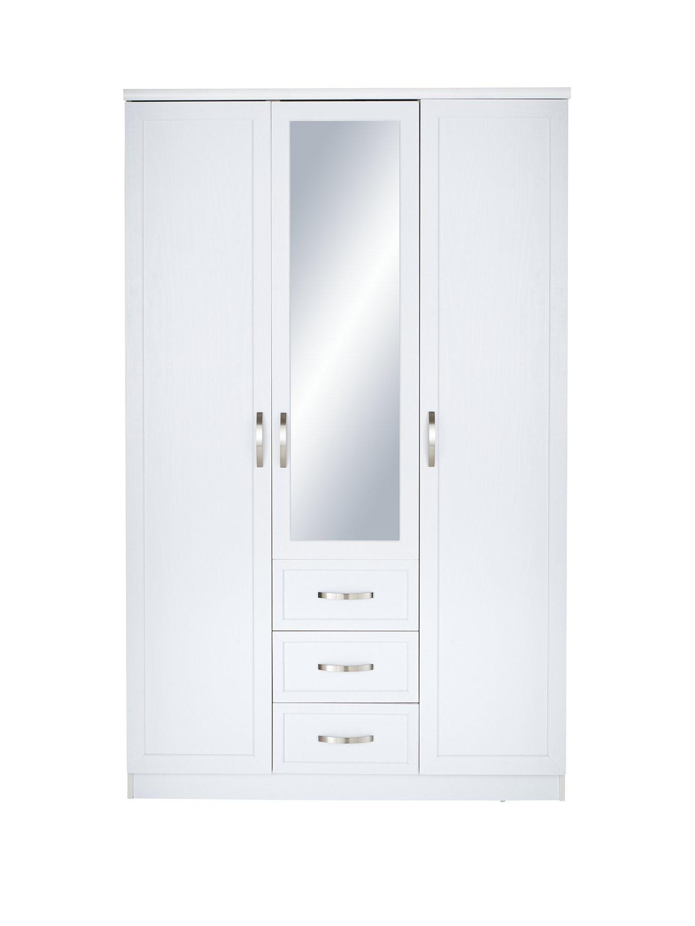 White Wardrobes All Size Wardrobes Littlewoods Com