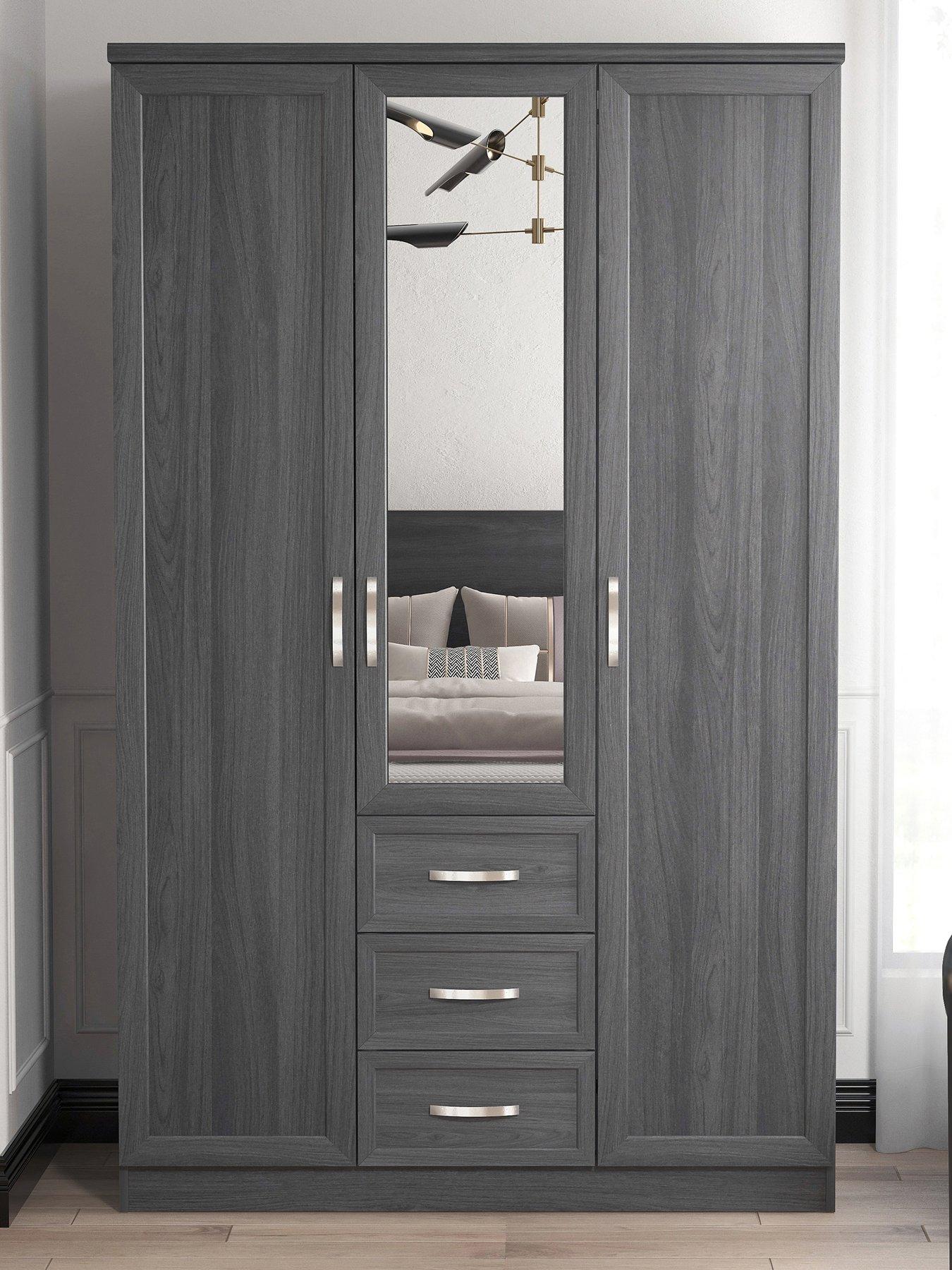 the-very-collection-camberley-3-door-3-drawer-mirrored-wardrobe