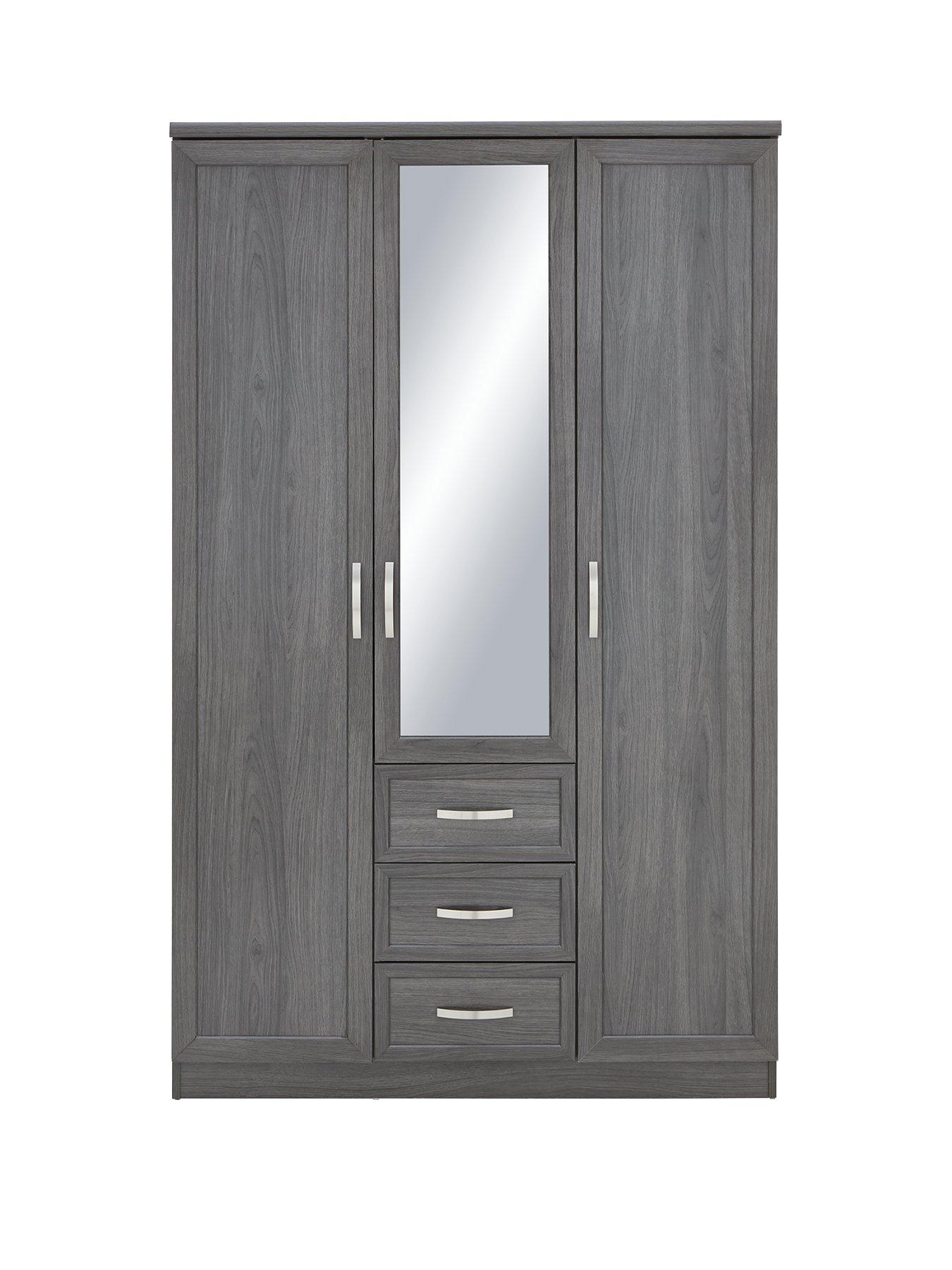 White Mirrored Wardrobe With Drawers Mirror Ideas