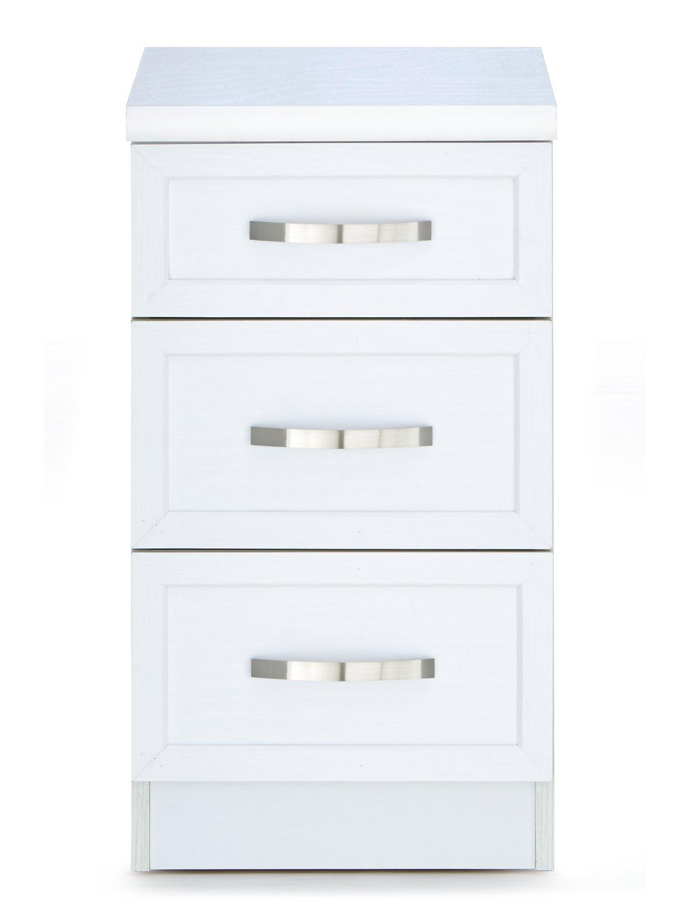 Very Home Camberley 3 Drawer Graduated Bedside Chest