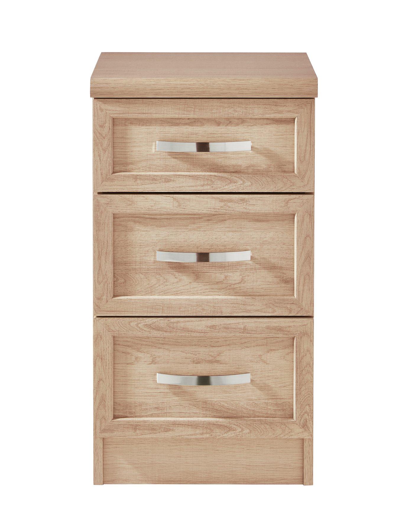 very-home-camberley-3-drawer-graduated-bedside-chest