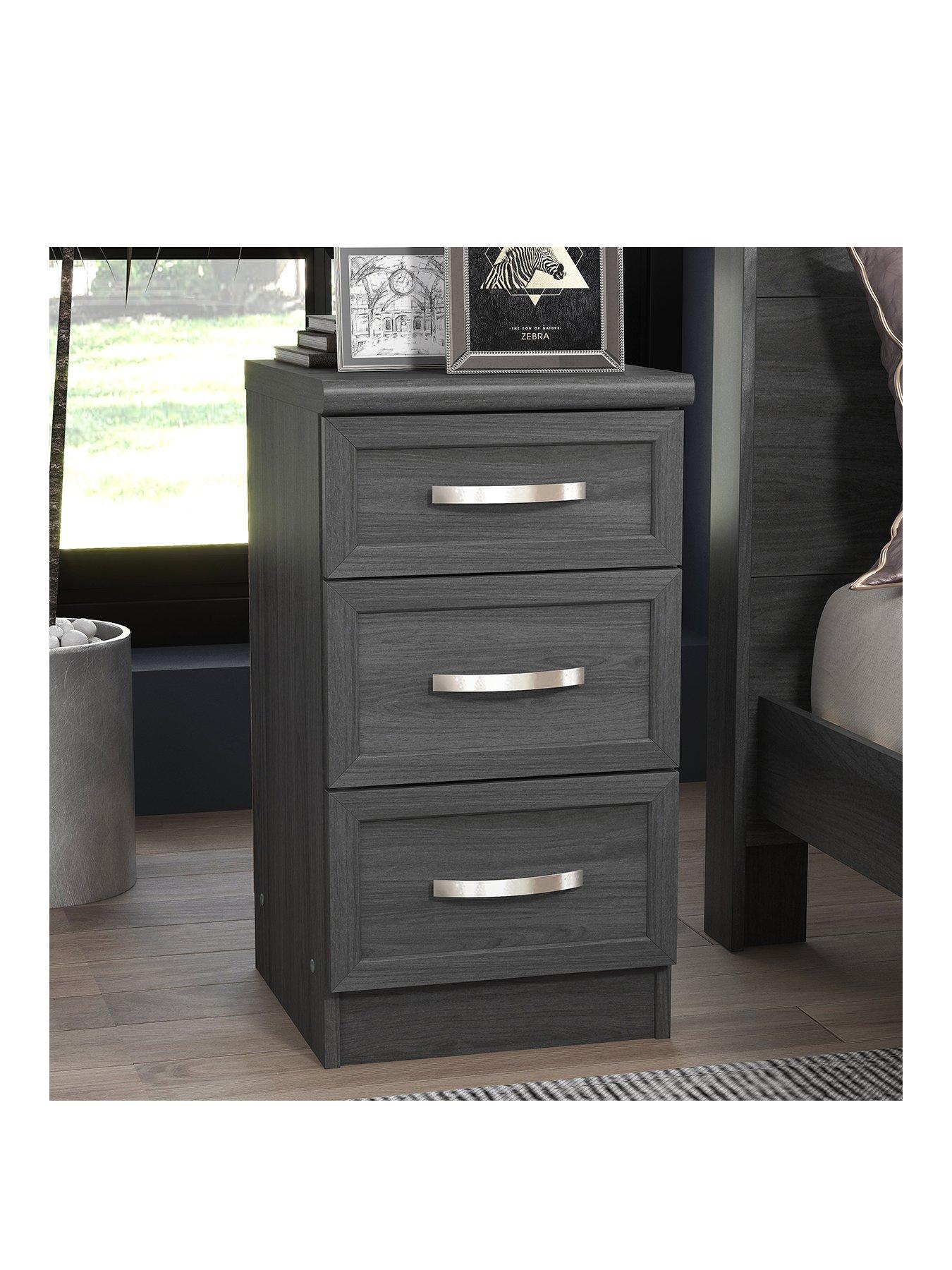 Image 2 of 6 of The Very Collection Camberley 3 Drawer Graduated Bedside Chest