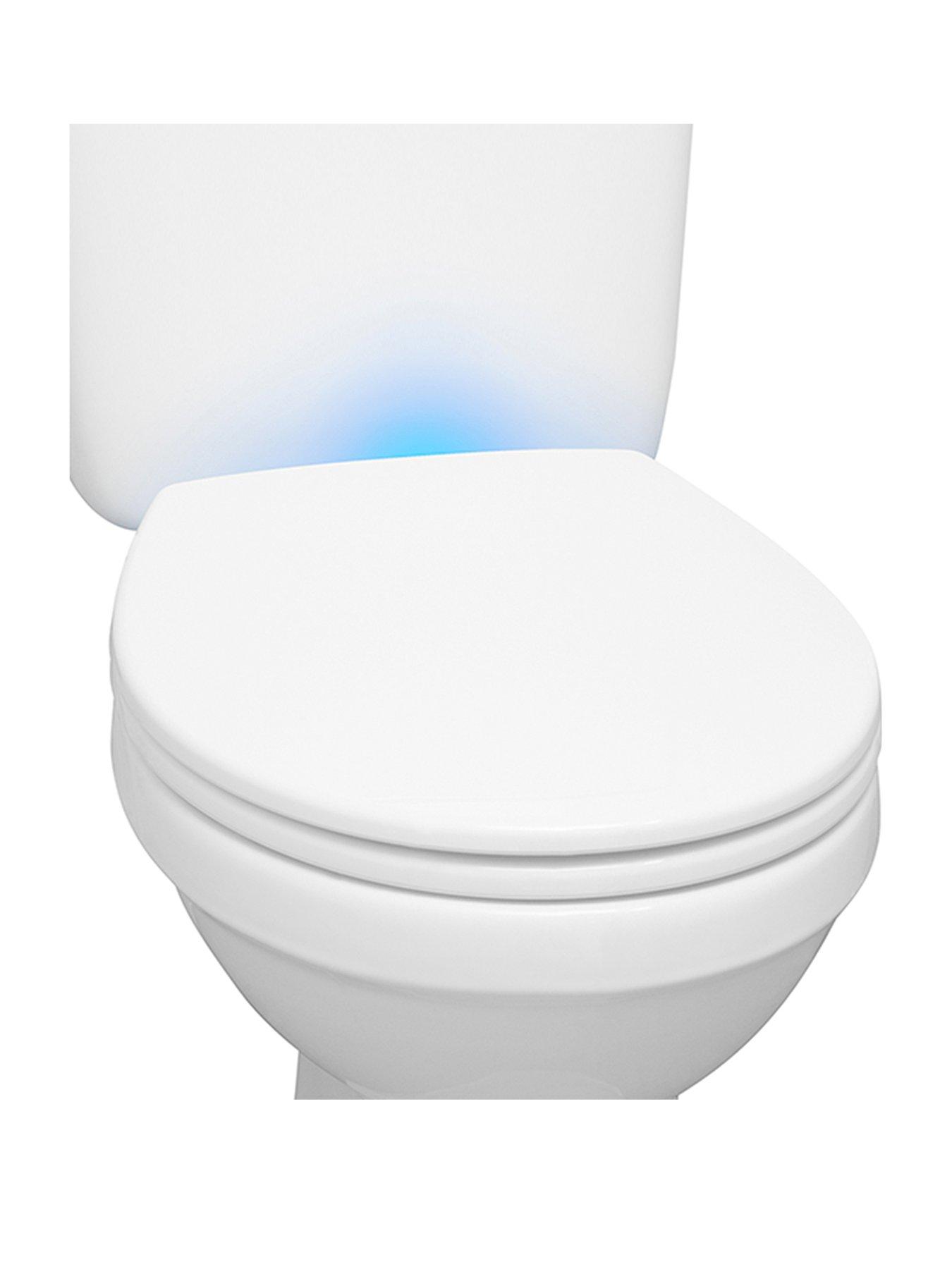 AQUALONA Night Light Soft Close Toilet Seat