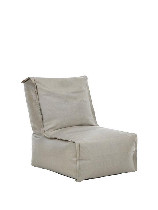 front image of kaikoo-faux-leather-modular-lounger