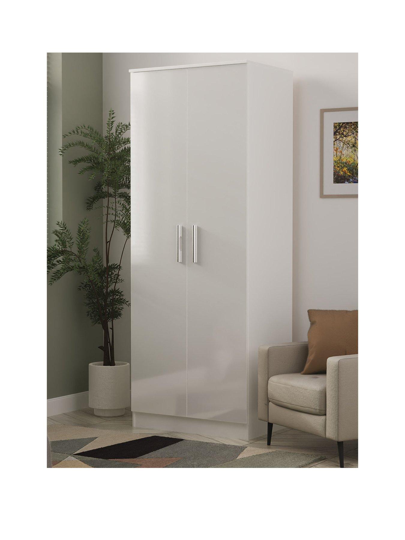 Image 1 of 1 of SWIFT Montreal&nbsp;Ready Assembled Tall 2 Door Wardrobe&nbsp;- FSC&reg; Certified