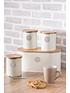  image of typhoon-living-tea-coffee-and-sugar-storage-canisters-cream