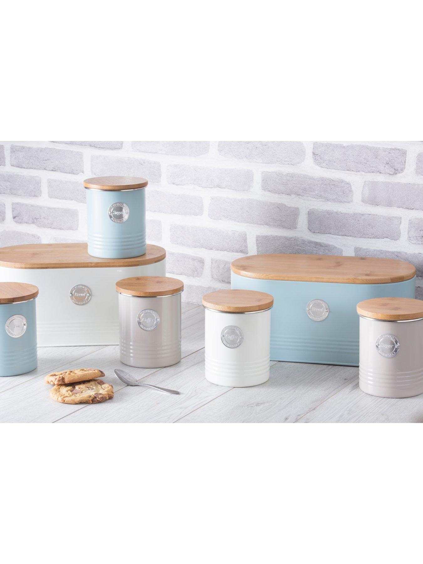 Image 4 of 5 of Typhoon Living Tea, Coffee and Sugar Storage Canisters - Cream