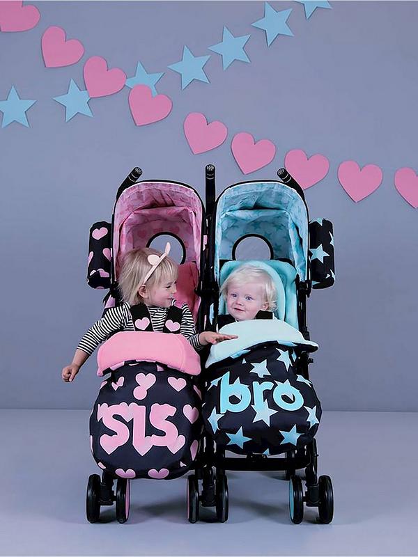 Brand new Cosatto Supa Dupa 2 in 1 Footmuff and Liner in Bro 3 