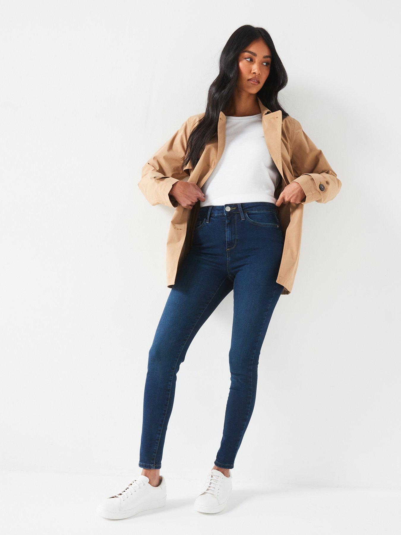  image of the-very-collection-florencenbsphigh-rise-skinny-jeans--nbspindigo