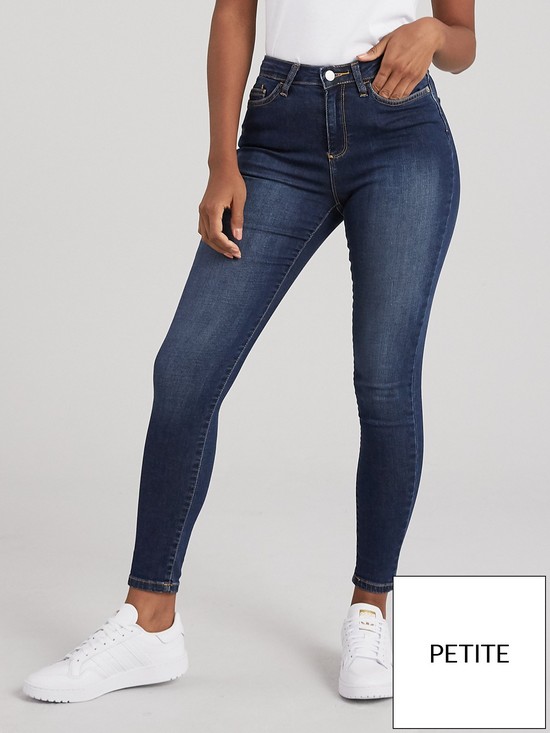 front image of everyday-short-florence-high-rise-skinny-jeans-indigo