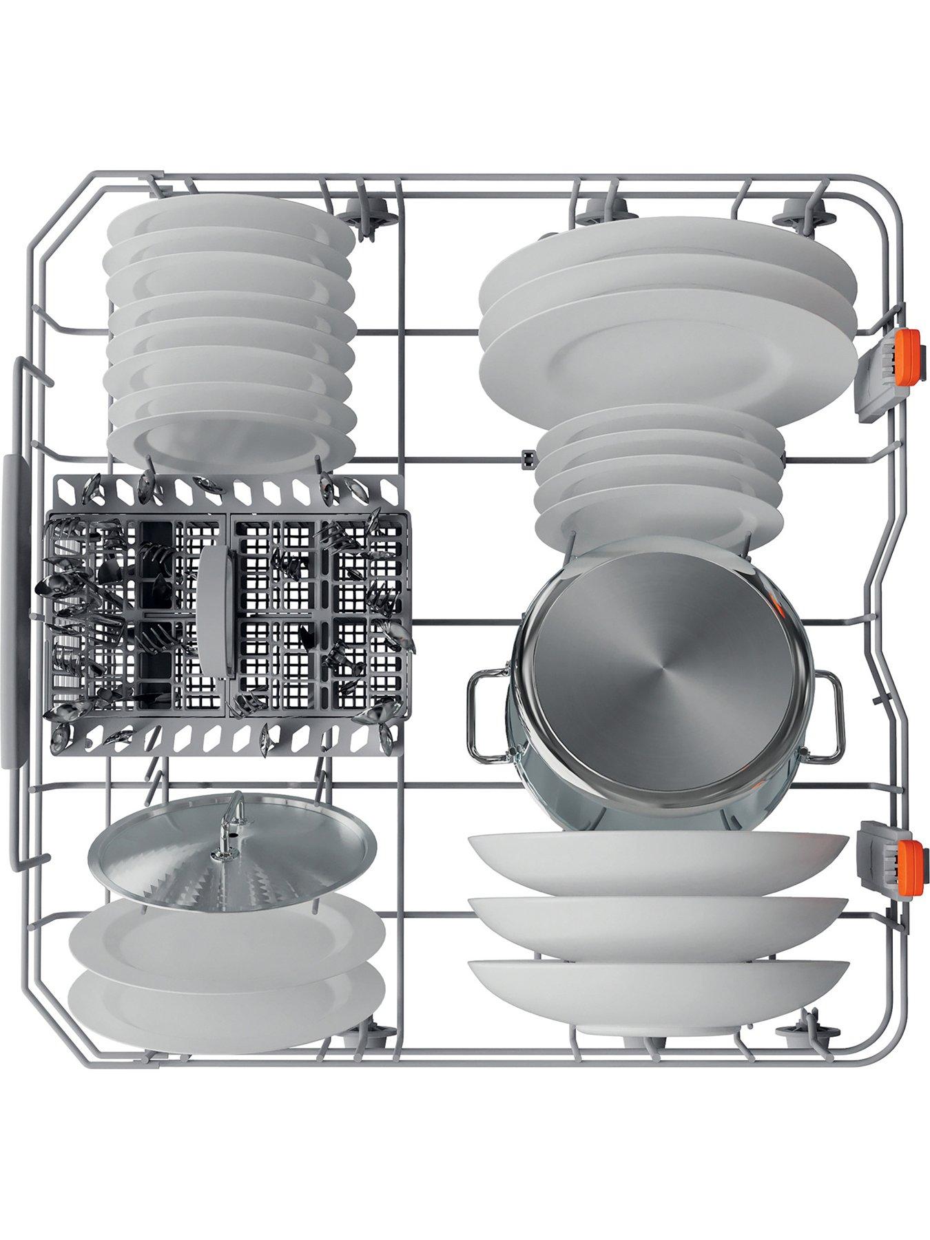 Image 5 of 7 of Hotpoint HFC3C26WCX UK Full Size 14-Place Dishwasher with Quick Wash and 3D Zone Wash - Silver