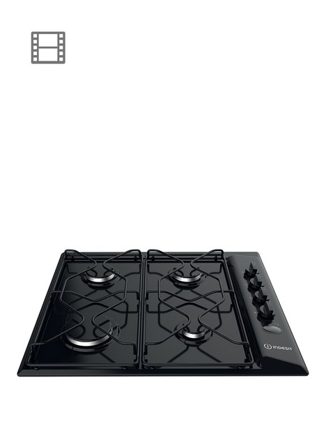 indesit-aria-paa642ibk-58cm-built-in-gas-hob-with-fsd-black