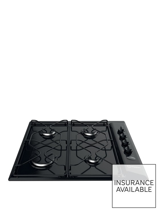 front image of indesit-aria-paa642ibk-58cm-built-in-gas-hob-with-fsd-black