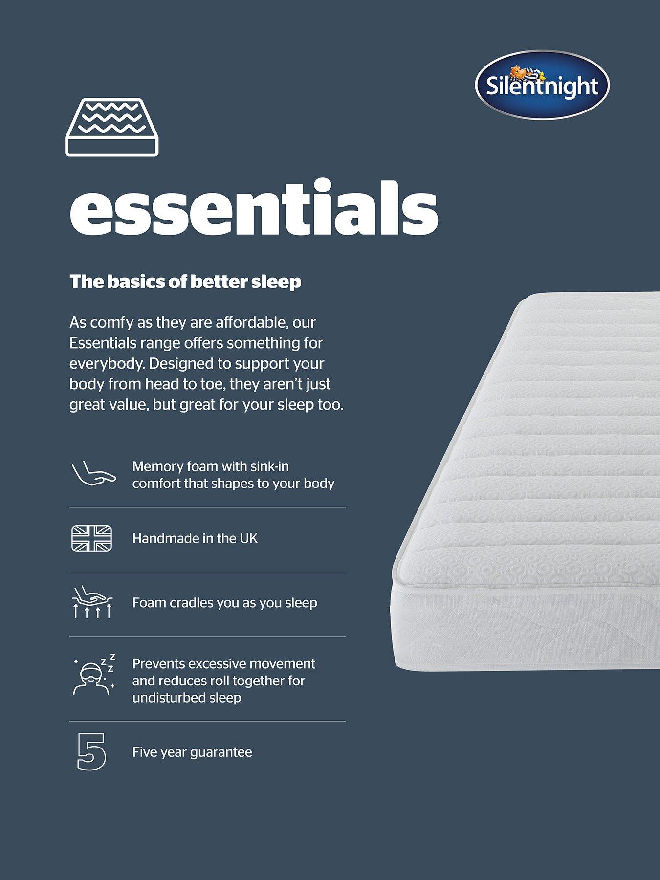  image of silentnight-essentials-bonnell-memorynbspmattress