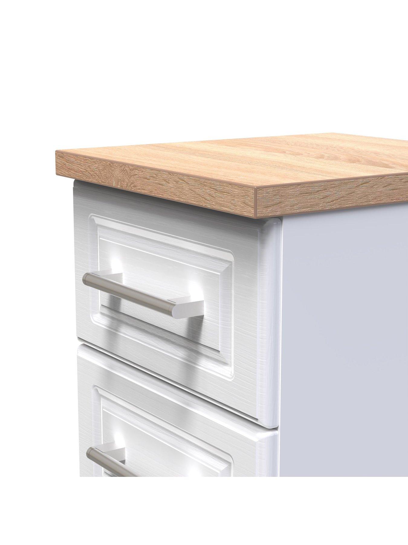 Image 3 of 4 of SWIFT Regent Ready Assembled 3 Drawer Bedside Chest&nbsp;- FSC&reg; Certified
