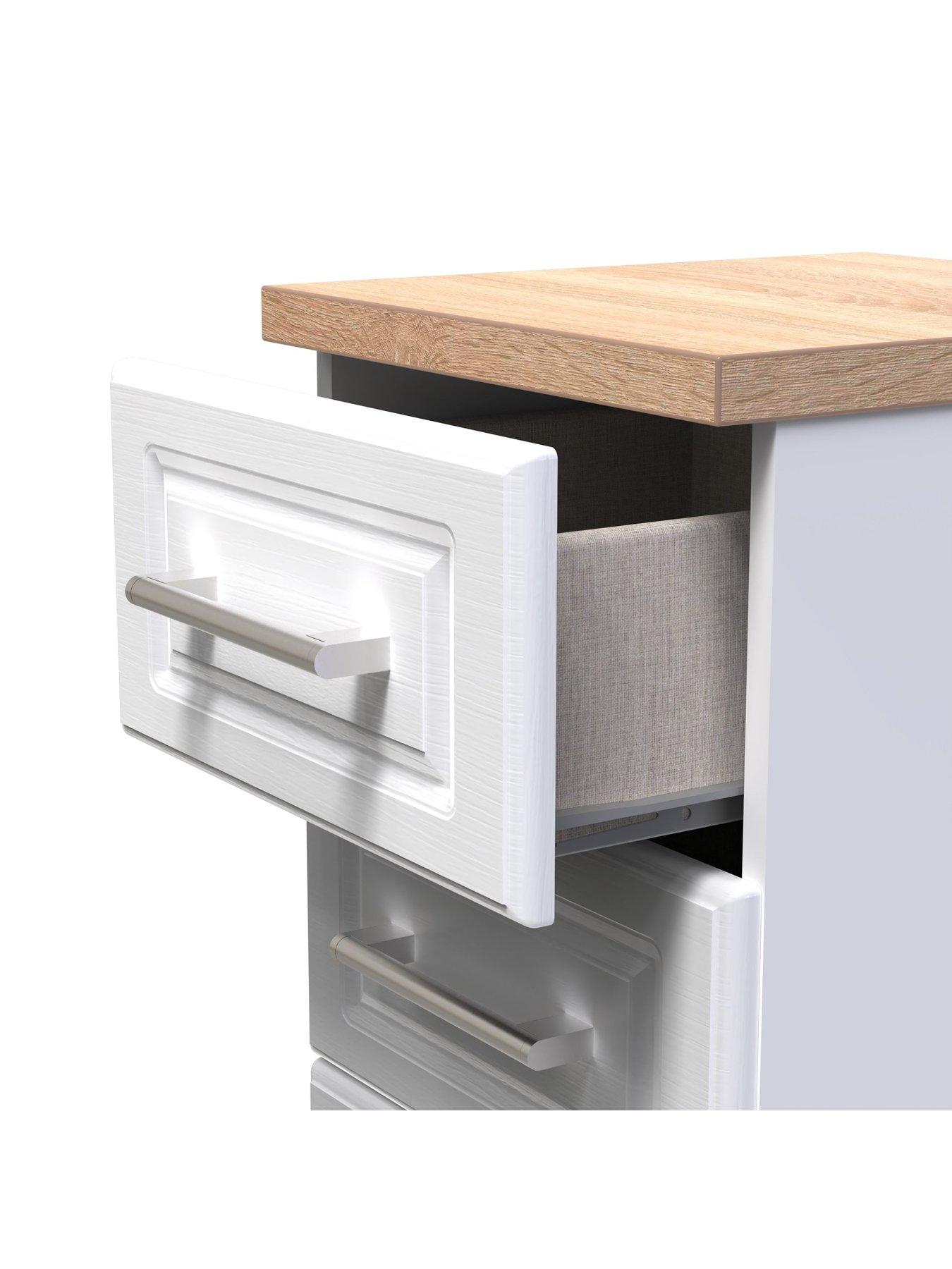 Image 4 of 4 of SWIFT Regent Ready Assembled 3 Drawer Bedside Chest&nbsp;- FSC&reg; Certified