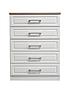  image of swift-regent-ready-assembled-5-drawer-chest