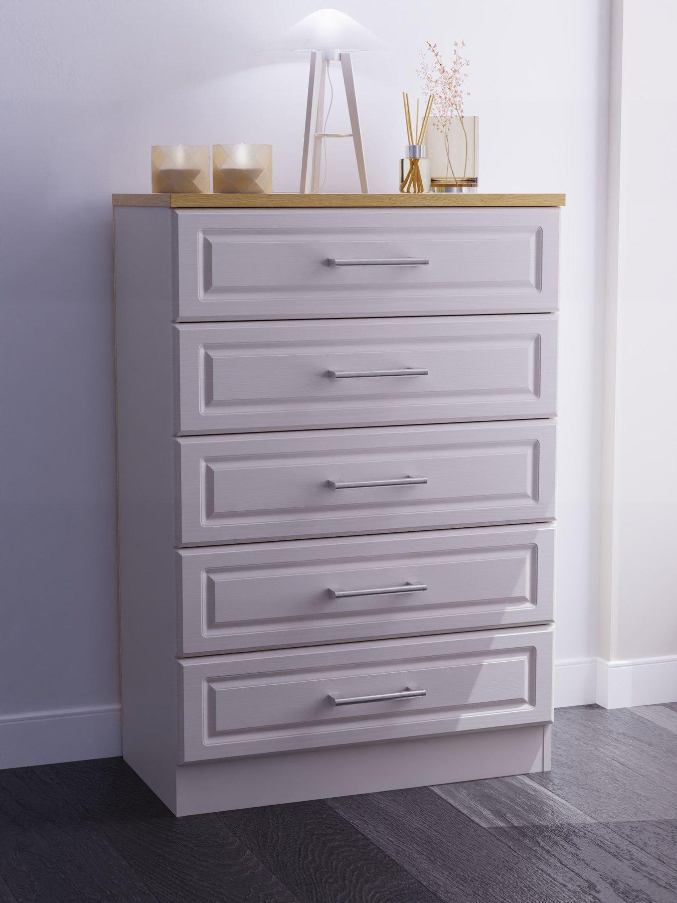 SWIFT Regent Ready Assembled 5 Drawer Chest - FSC® Certified
