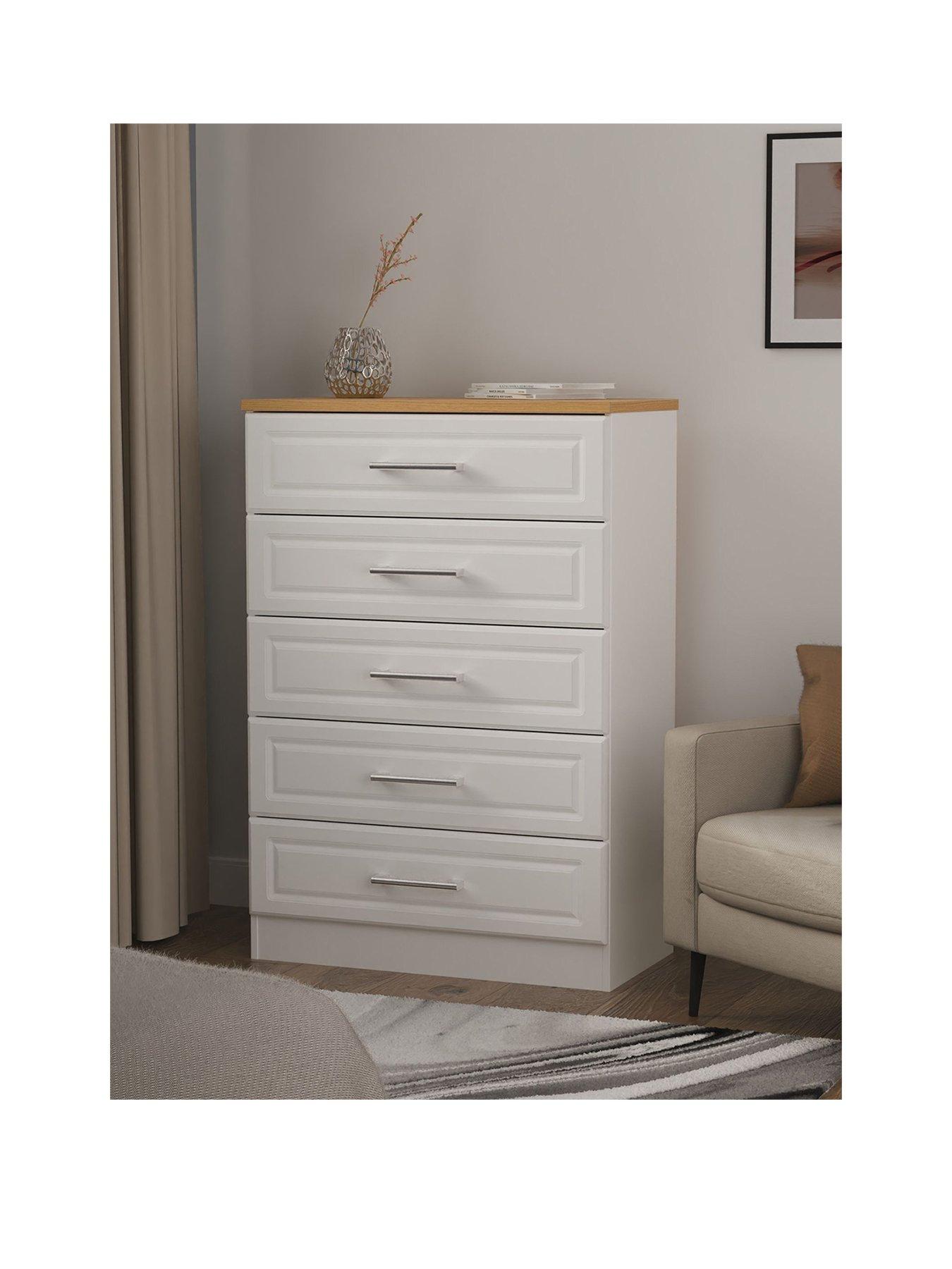 Image 1 of 4 of SWIFT Regent Ready Assembled 5 Drawer Chest&nbsp;- FSC&reg; Certified