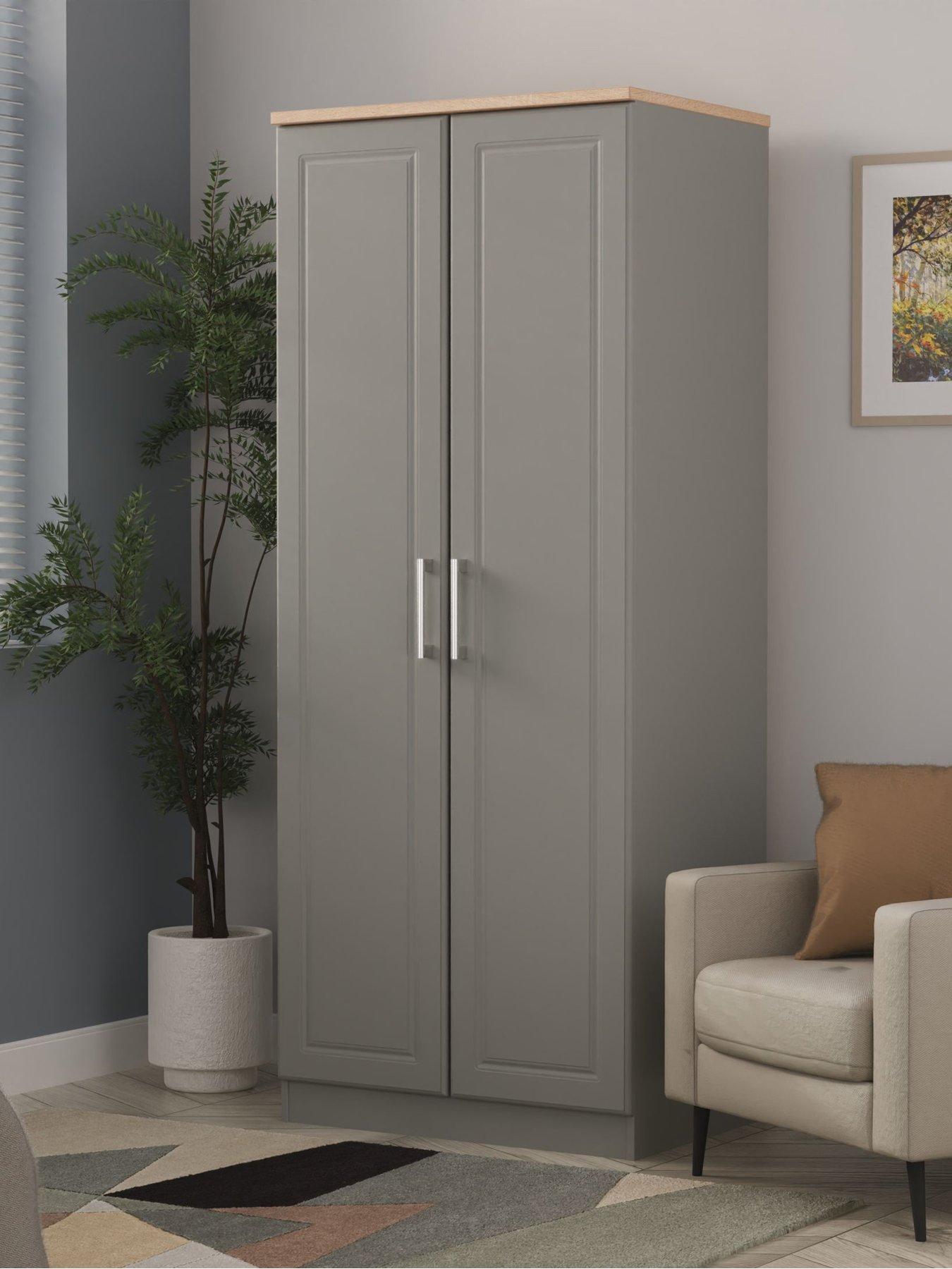 undefined Regent Ready Assembled 2 Door Wardrobe - FSC® Certified