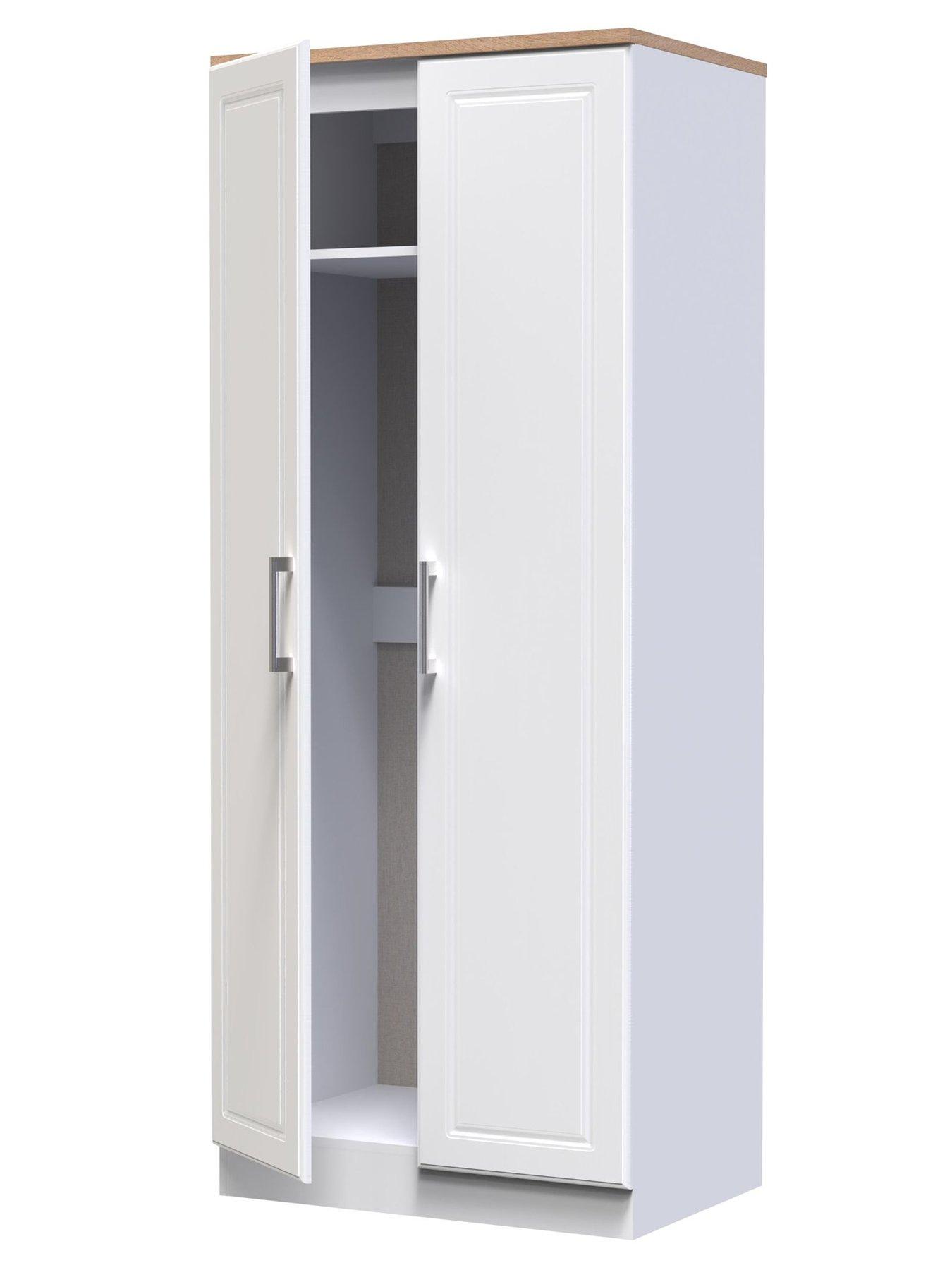  image of swift-regent-ready-assembled-2-door-wardrobenbsp--fscreg-certified