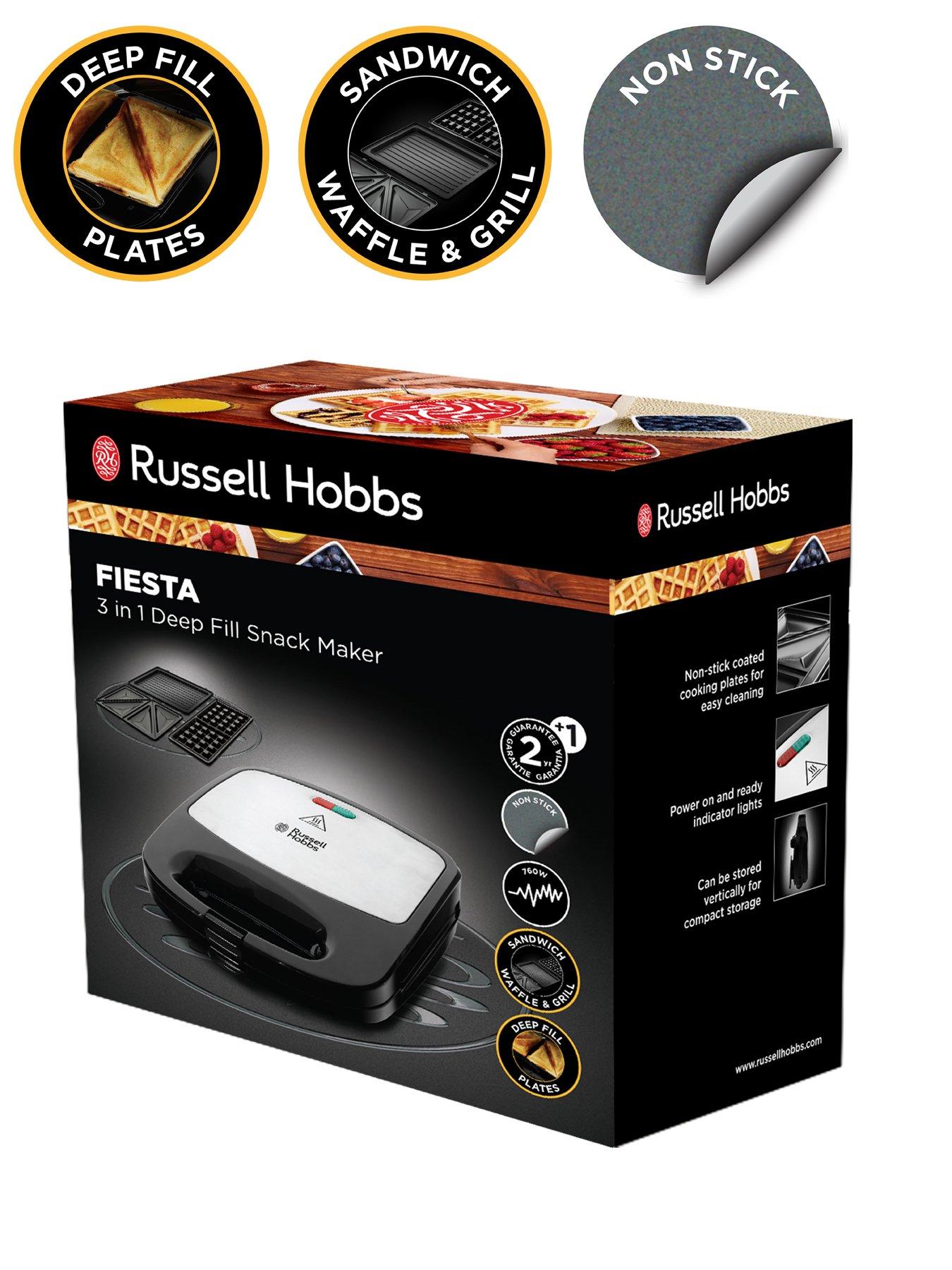 Russell Hobbs Deep Fill Sandwich, Panini & Waffle Maker 24540
