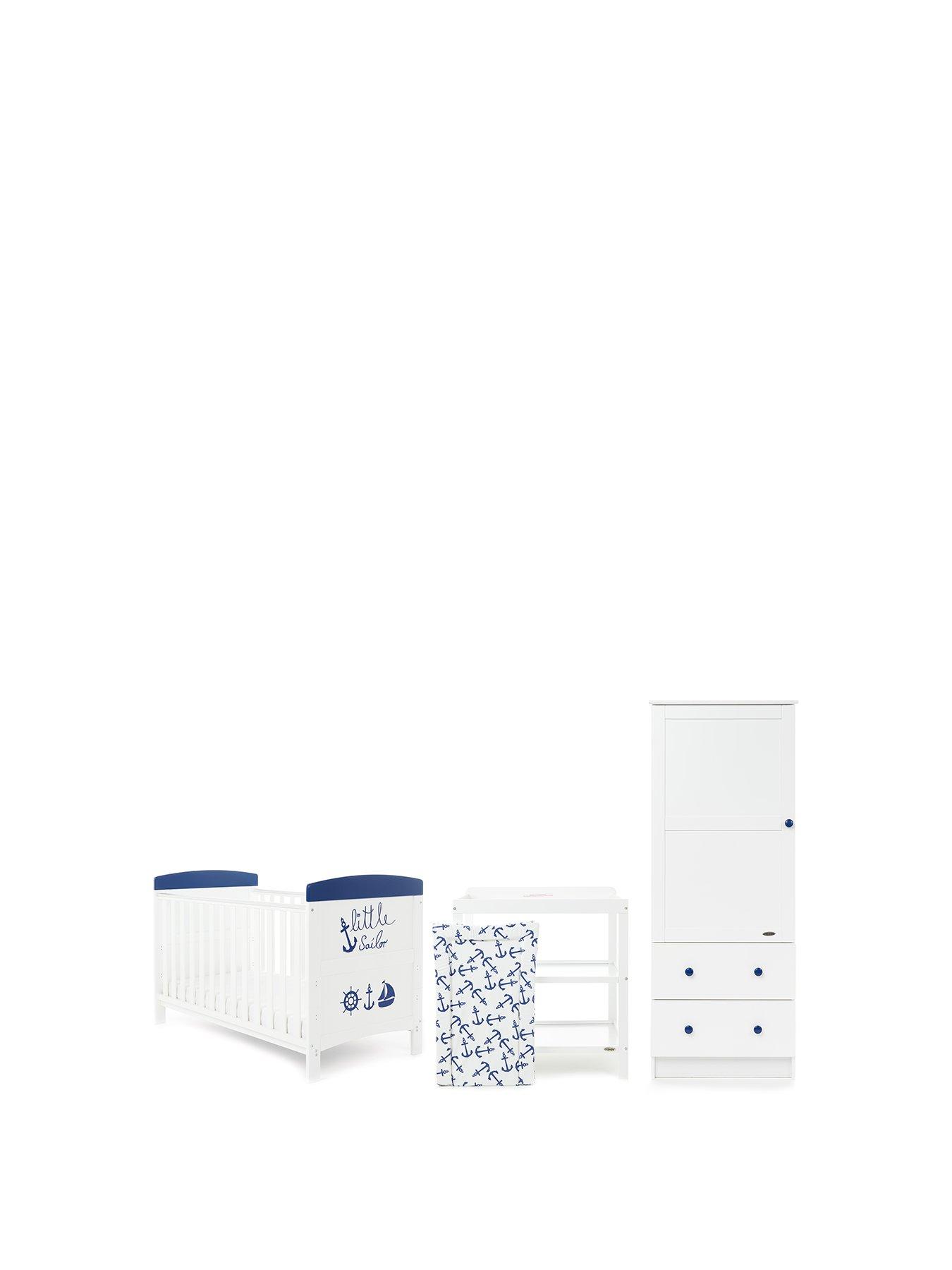 Obaby Obaby Inspire 3 Piece Nursery Furniture Set Little Sailor