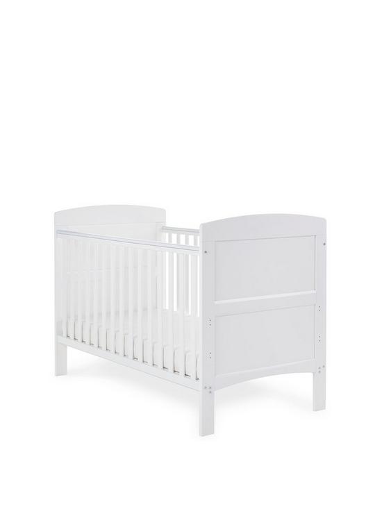 front image of obaby-grace-cot-bed