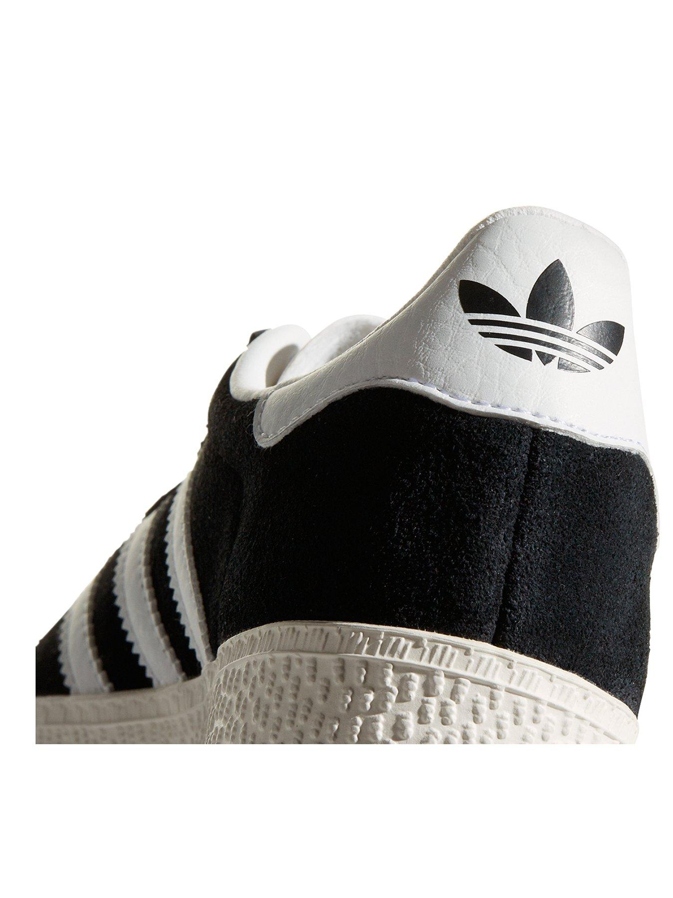 adidas Originals Unisex Kids Gazelle Trainers - Black | Littlewoods