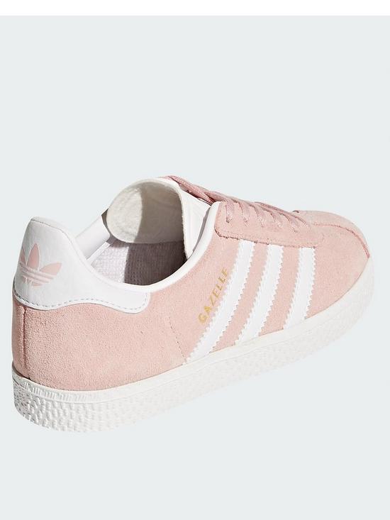 stillFront image of adidas-originals-originals-gazelle-childrens-trainers-pink