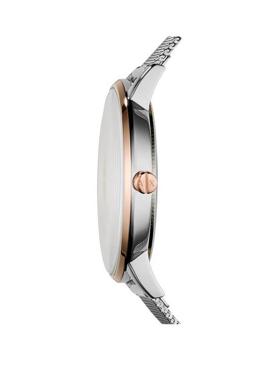 stillFront image of armani-exchange-3-hand-stainless-steel-watch