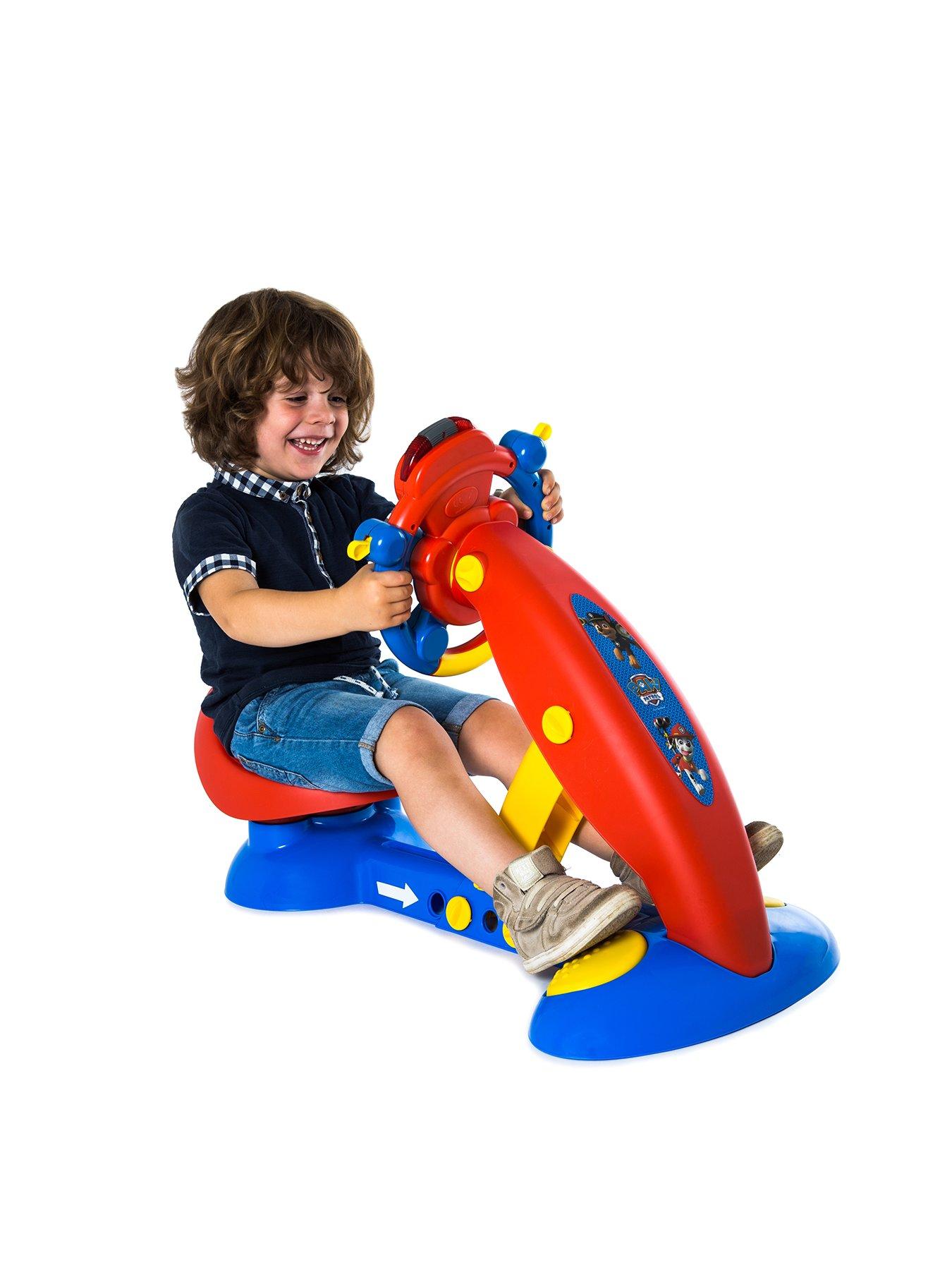 paw patrol driving car