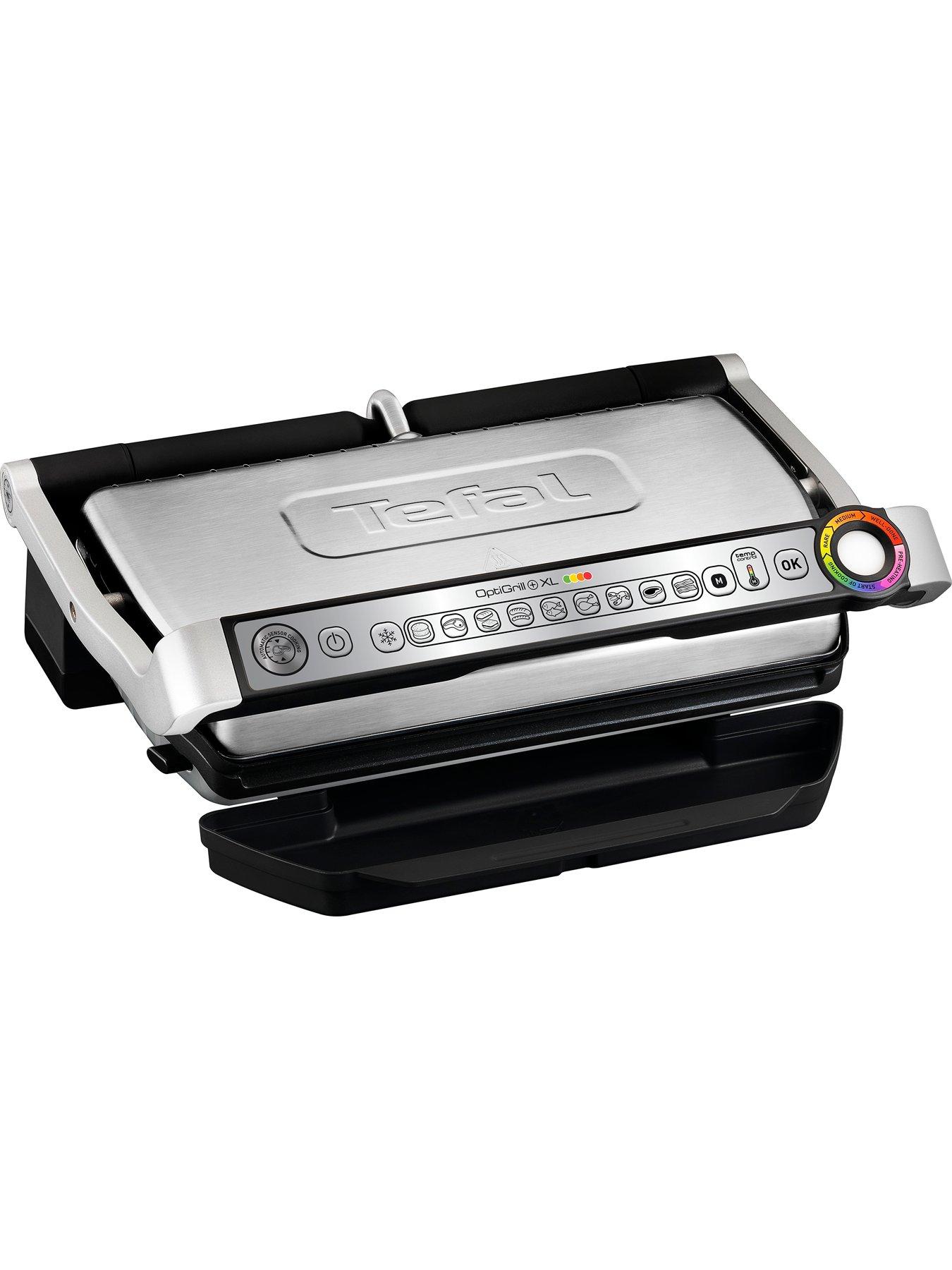 Image 2 of 7 of Tefal OptiGrill XL 9 Automatic Settings Stainless steel Health Grill GC722D40