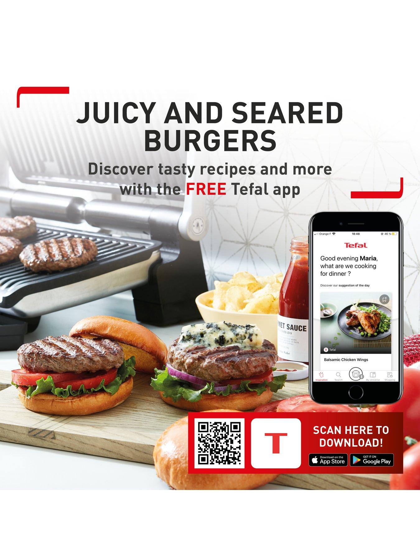  image of tefal-optigrill-xl-9-automatic-settings-stainless-steel-health-grill-gc722d40