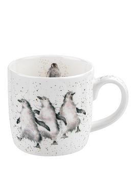 Royal Worcester Royal Worcester Wrendale Out On The Town Penguin Single Mug Picture