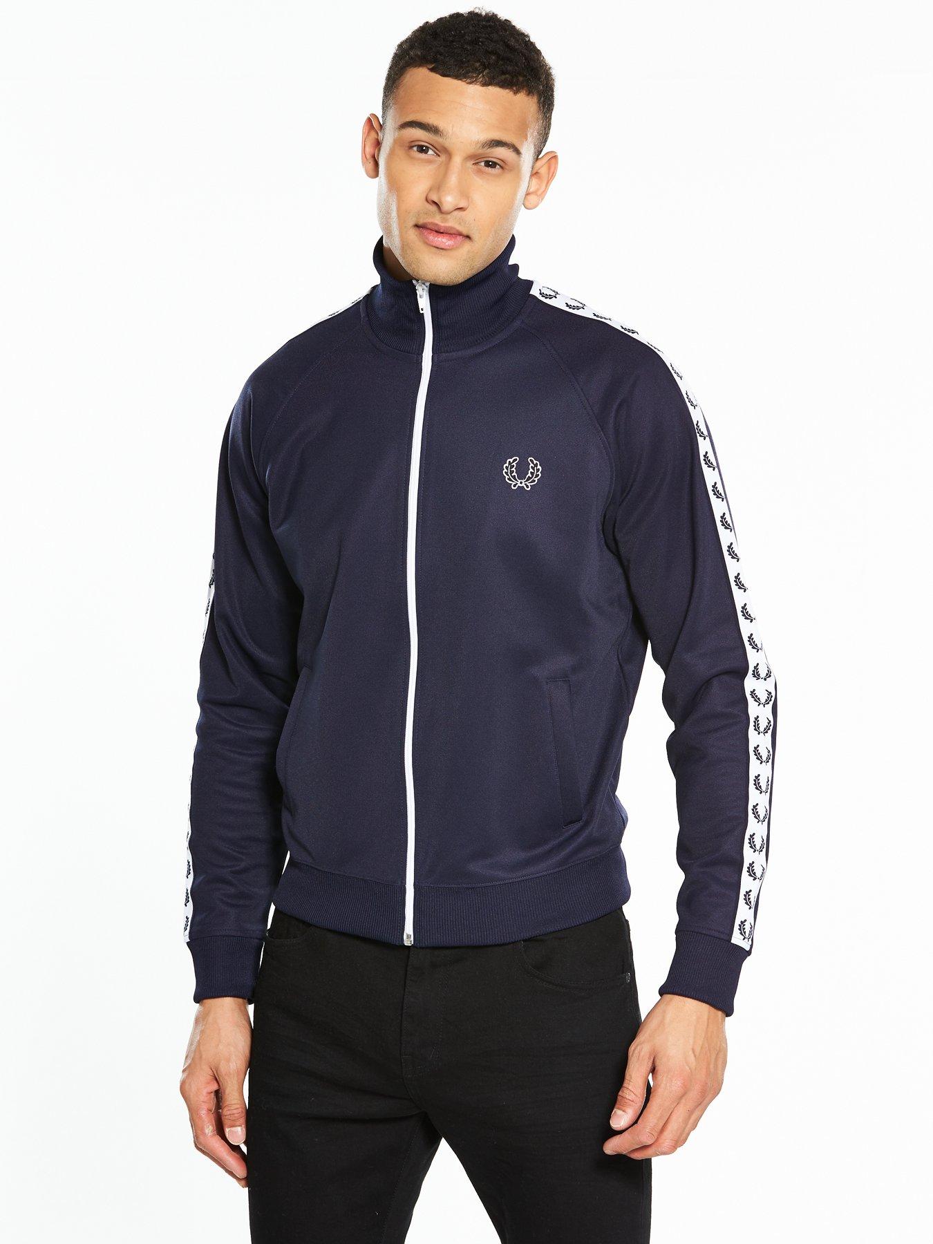 fred perry taped track jacket