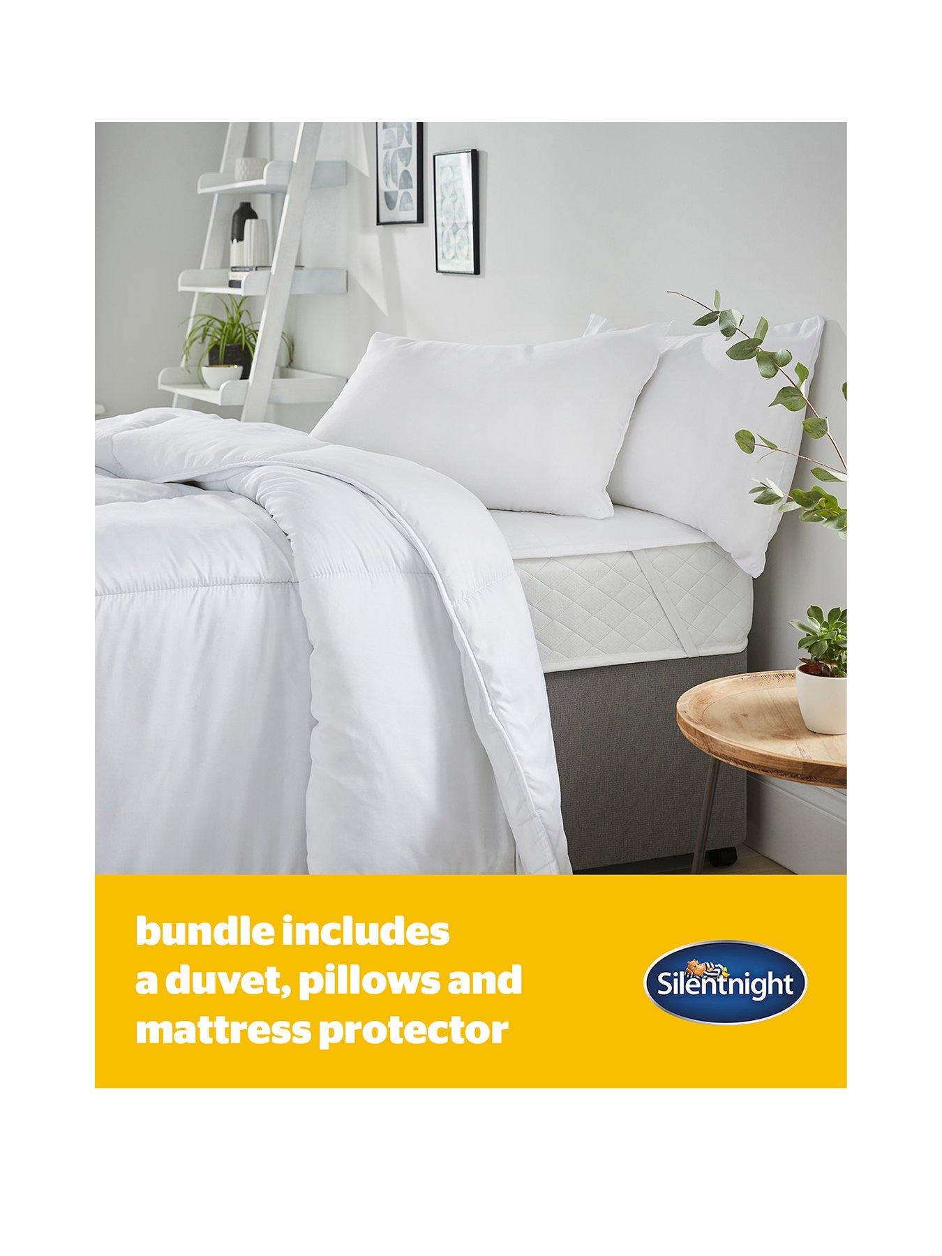 Image 2 of 7 of Silentnight Complete Bed Set - 10.5 Tog Duvet, Pillow(s) &amp; Mattress Protector