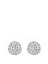  image of the-love-silver-collection-sterling-silver-cubic-zirconianbsphalo-studs