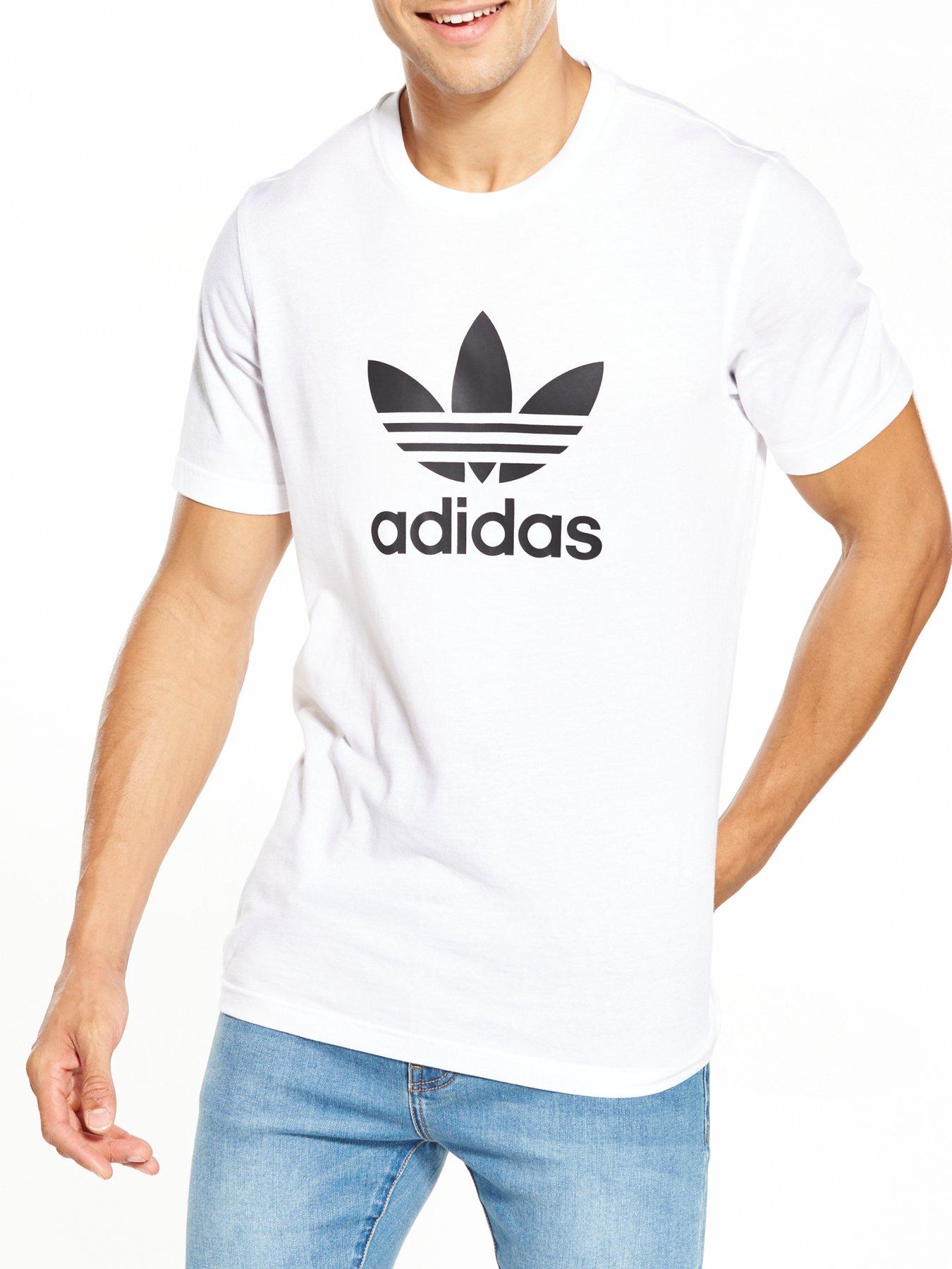 adidas white t shirt