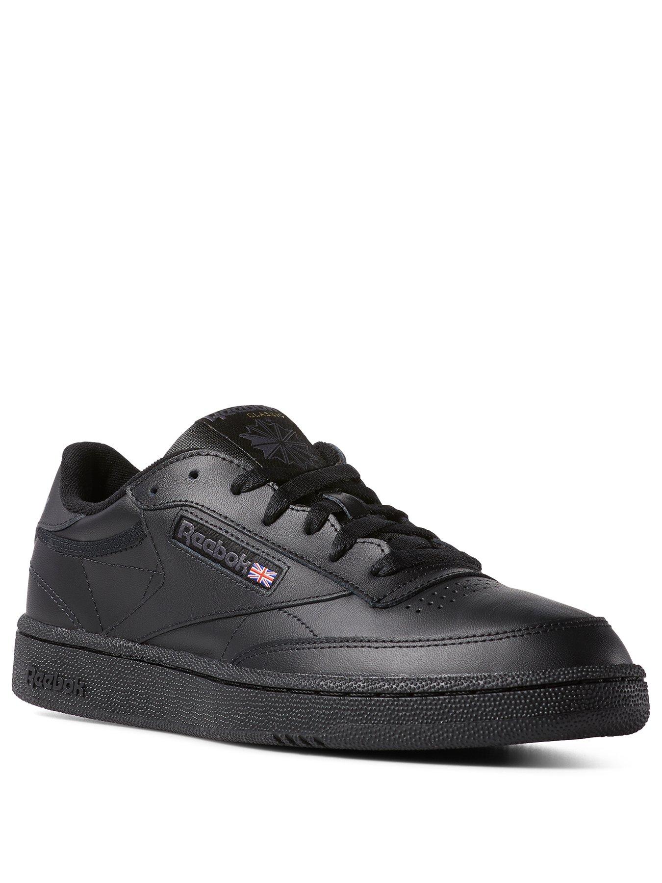 Reebok classic club c black new arrivals