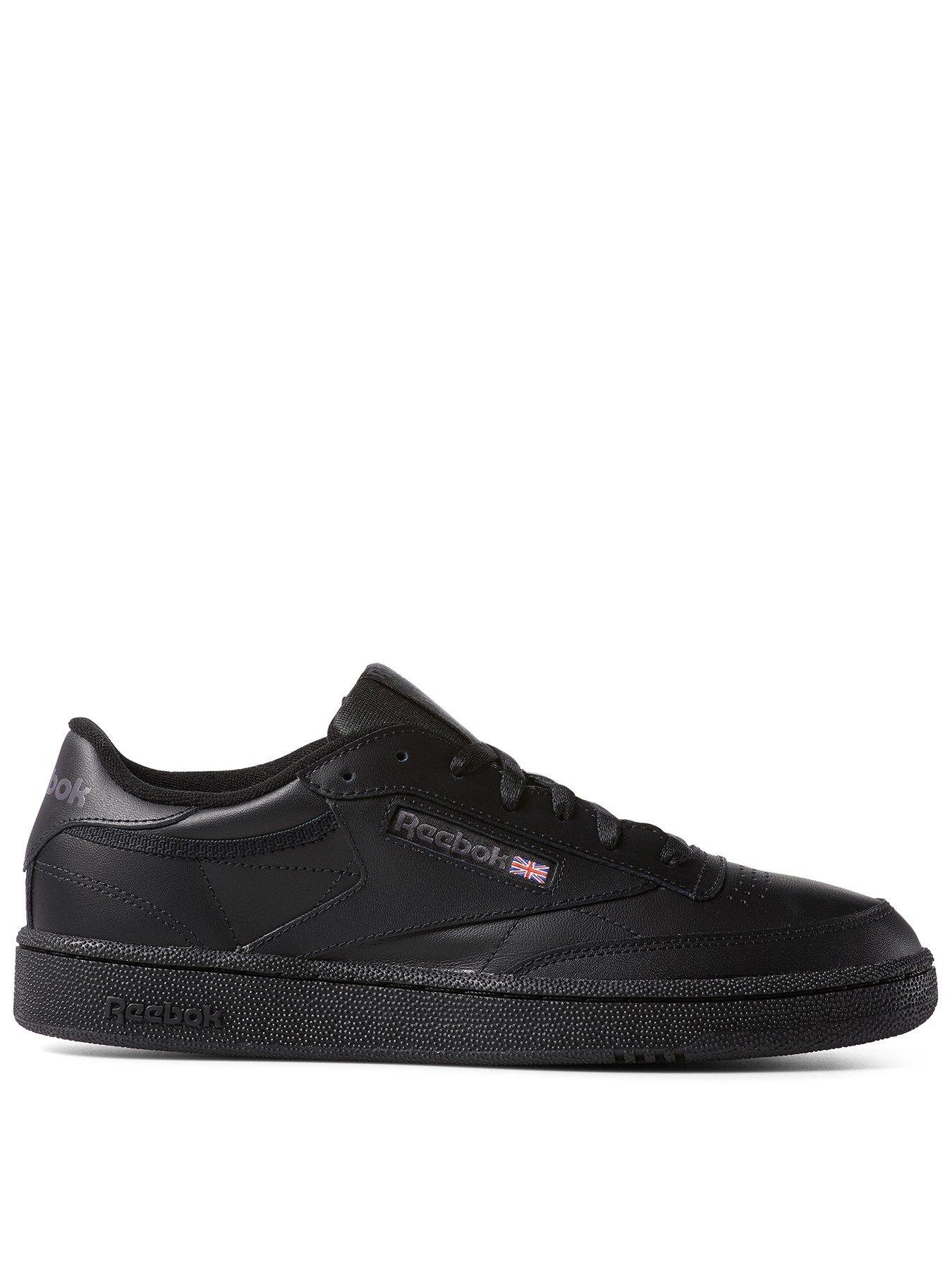 Reebok club c shop 85 mens black