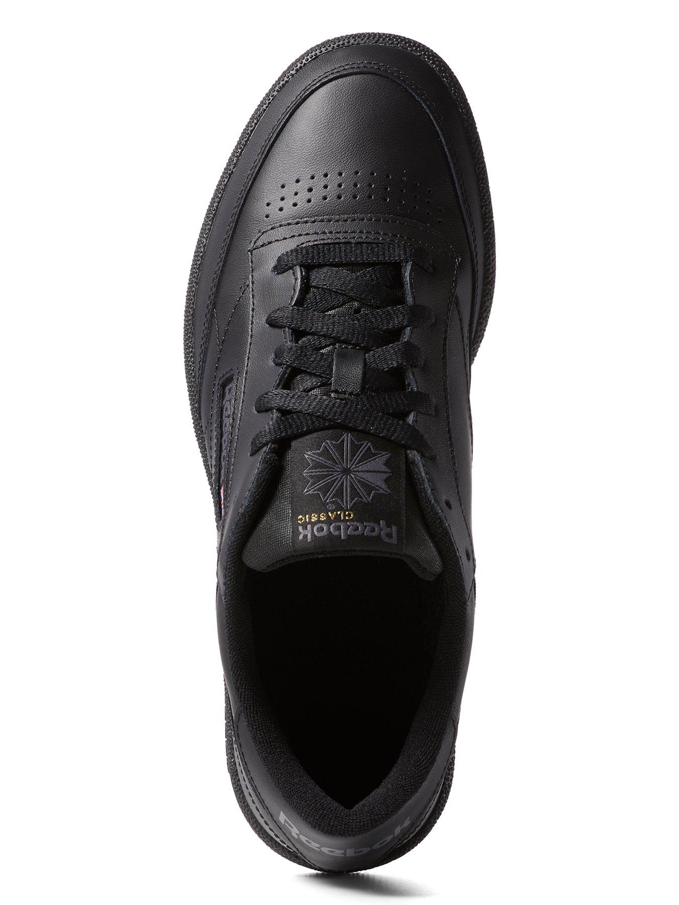 Image 4 of 6 of Reebok Classic Club C 85 Essentials - Black