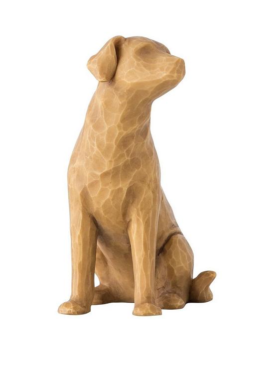 front image of willow-tree-love-my-dog-light-figurine