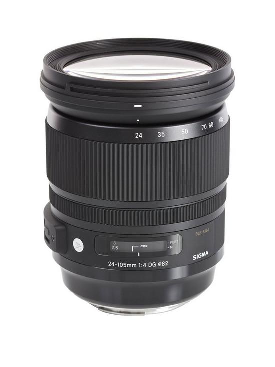 front image of sigma-24-105mm-f4-dg-os-hsm-i-a-art-standardtelephoto-zoom-nikon-fit