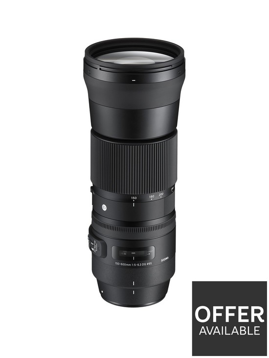 front image of sigma-150-600mm-f5-63-dg-os-hsm-i-c-contemporary-super-telephotonbsplens-nikon-fit